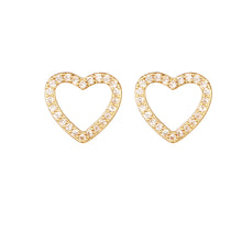 Carica l&#39;immagine nel visualizzatore di Gallery, Mono Orecchino Symbol Stud Gold &amp; Rose
