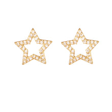 Carica l&#39;immagine nel visualizzatore di Gallery, Mono Orecchino Symbol Stud Gold &amp; Rose
