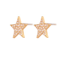 Carica l&#39;immagine nel visualizzatore di Gallery, Mono Orecchino Symbol Stud Gold &amp; Rose
