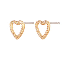 Carica l&#39;immagine nel visualizzatore di Gallery, Mono Orecchino Symbol Stud Gold &amp; Rose
