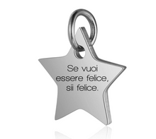 Carica l&#39;immagine nel visualizzatore di Gallery, Bracciale Sfere in Acciaio con Charm
