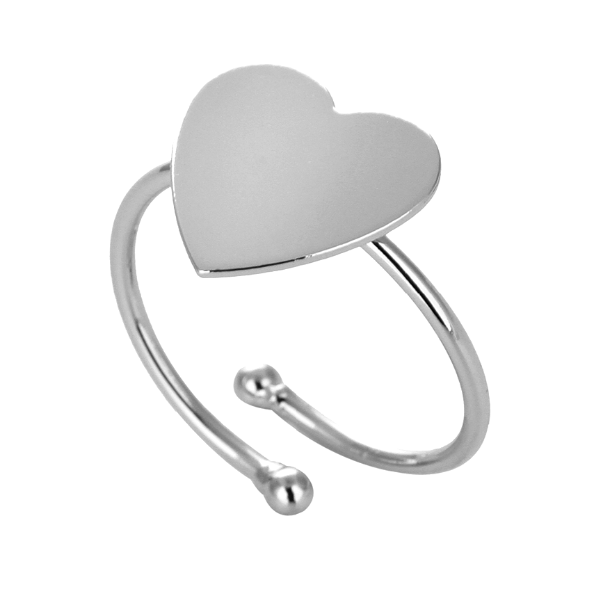 Anello Cuore Plain Piercing